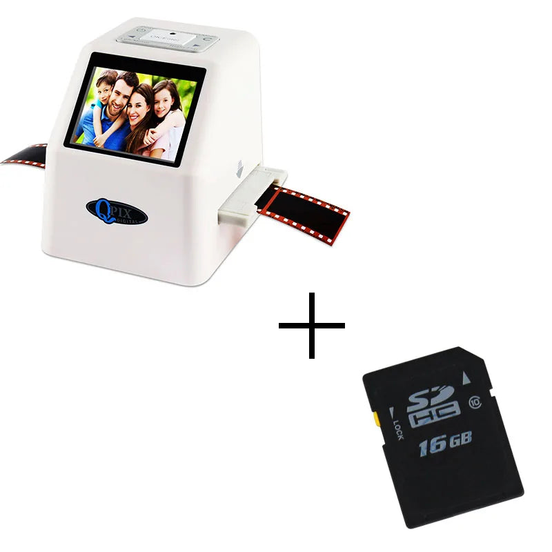 22MP Digital Film Scanner - 35mm/110/135/126 Negative & Slide Converter with 2.4" LCD