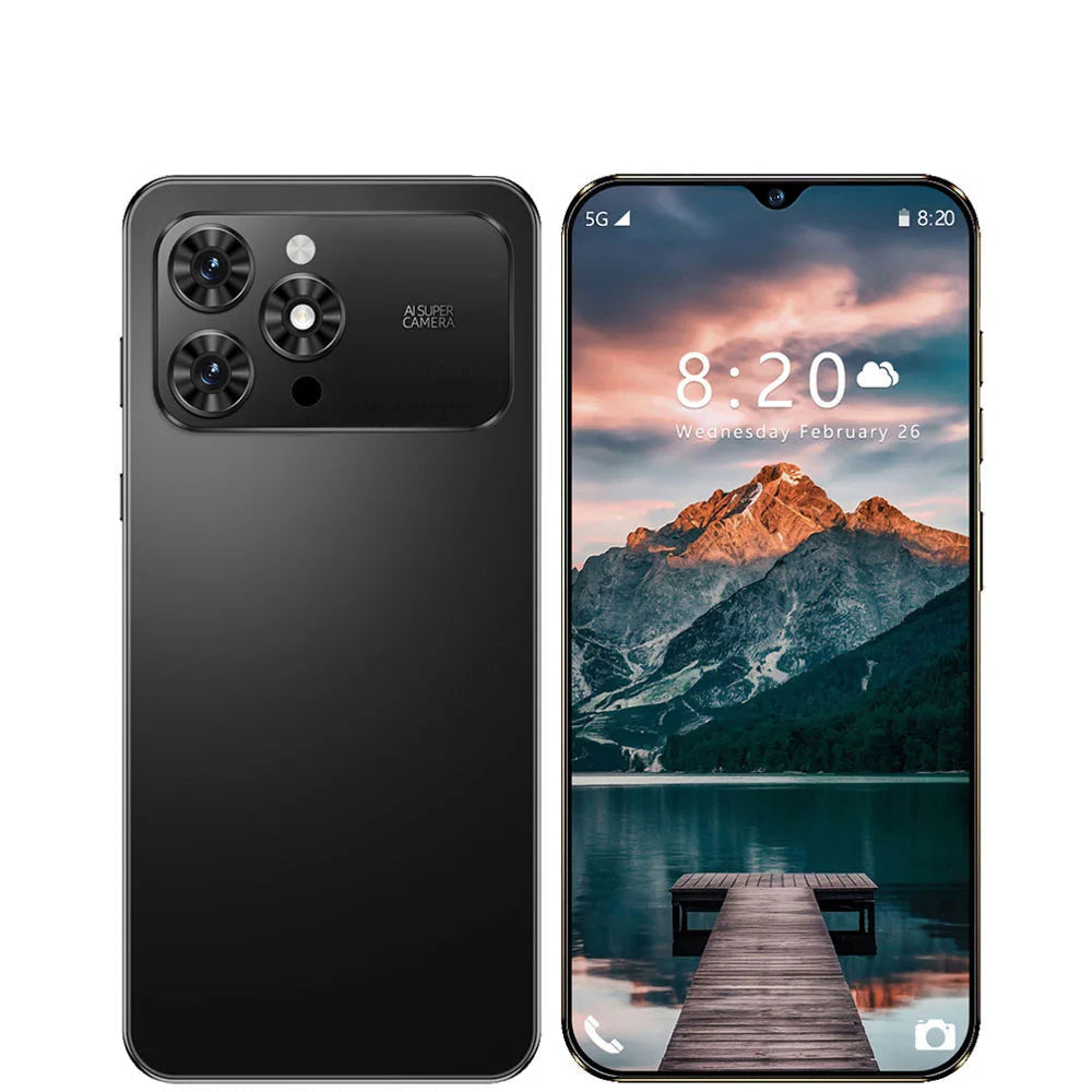 2026 HOT NEW i17 Pro Max 7.0HD Global Edition Original Smart Dual Card 8000mAh Battery Android 15 Facial Recognition Function