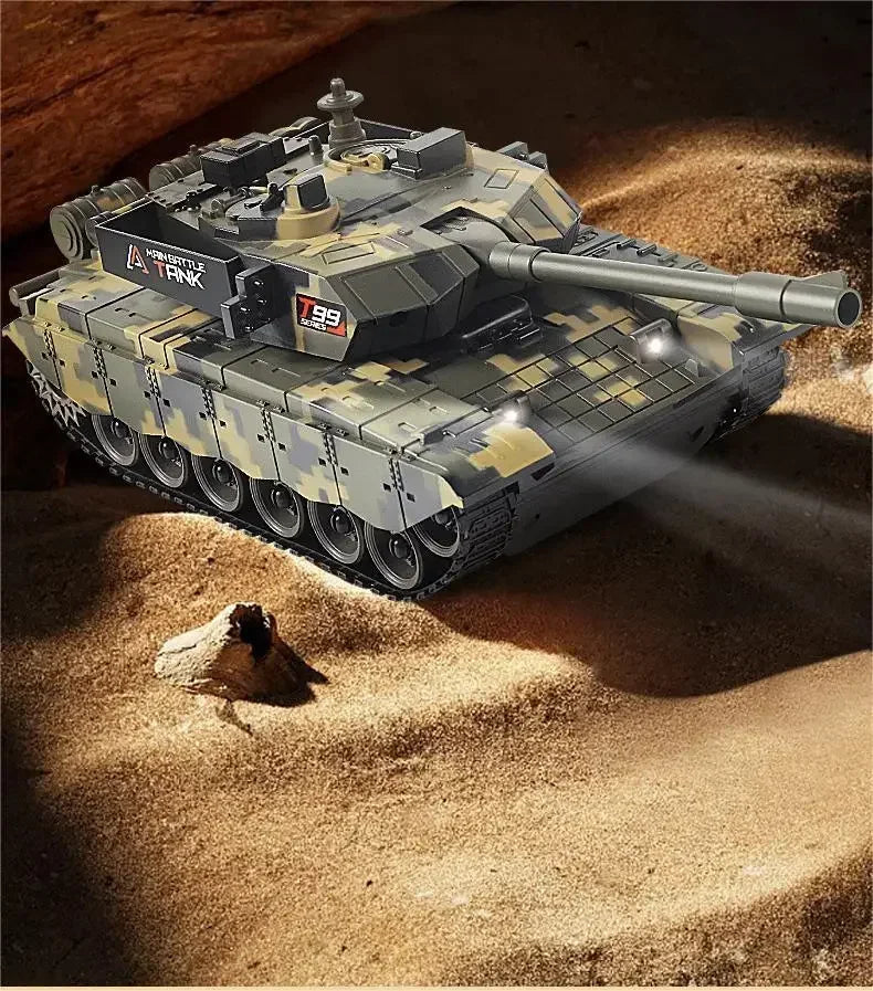 33CM RC Battle Tank - Remote Control War Tank, Crawler Vehicle, Electric Model Toy Gift