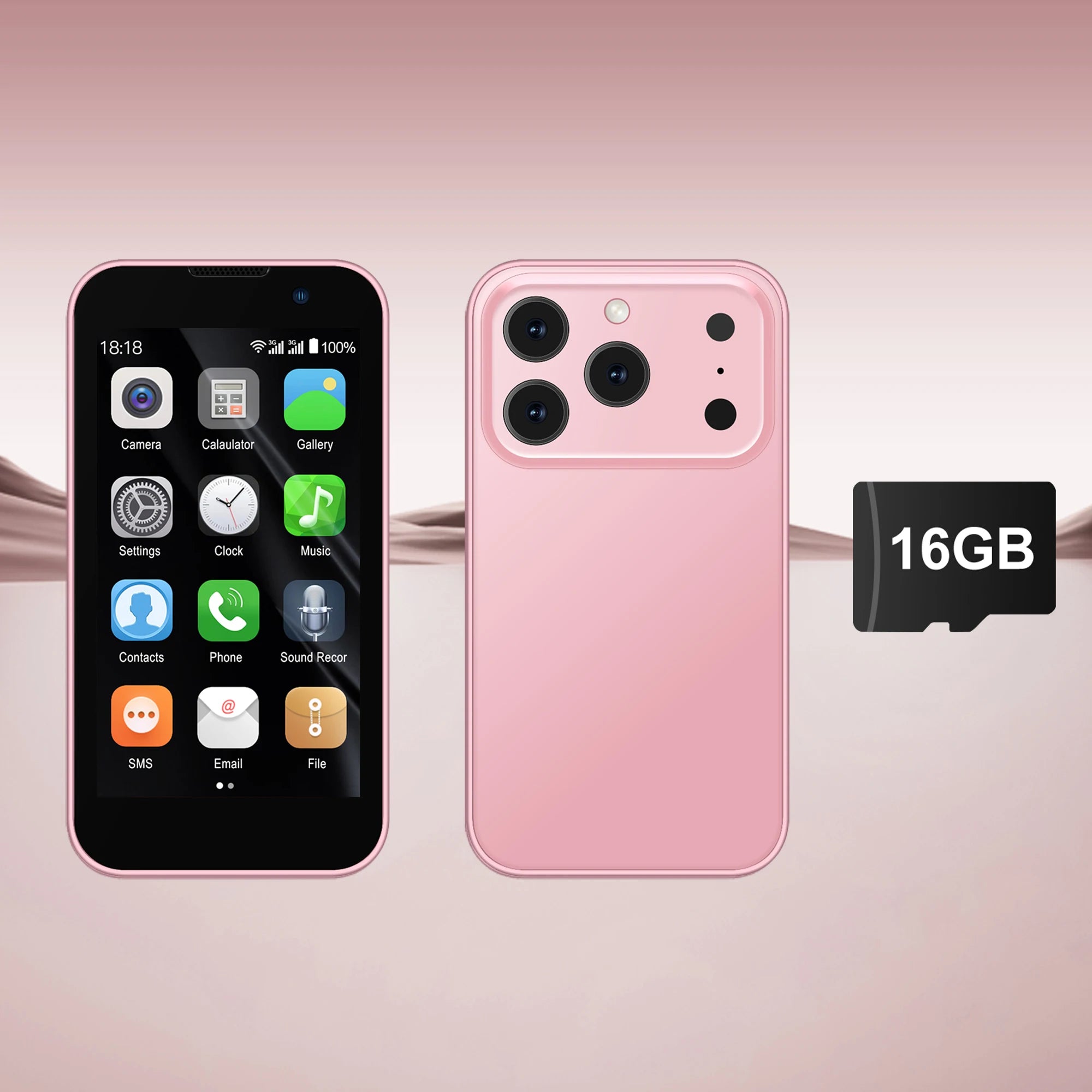 2026New SERVO mini Smartphone 3.0" HD Screen 2GB+16GB 3G WCDMA GPS Small Smart Phone Android 9.0 Face Unlock Pocket Mobile Phone