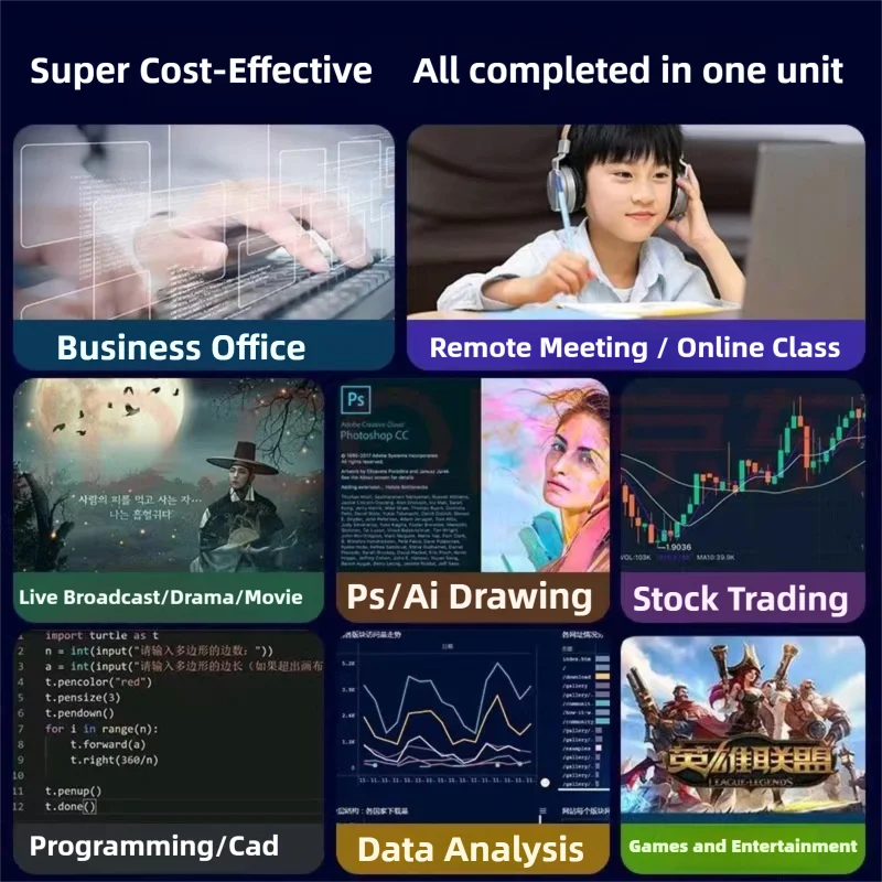 15.6" IPS Gaming Laptop - Intel N5095, 32GB DDR4, 1TB SSD, Windows 11