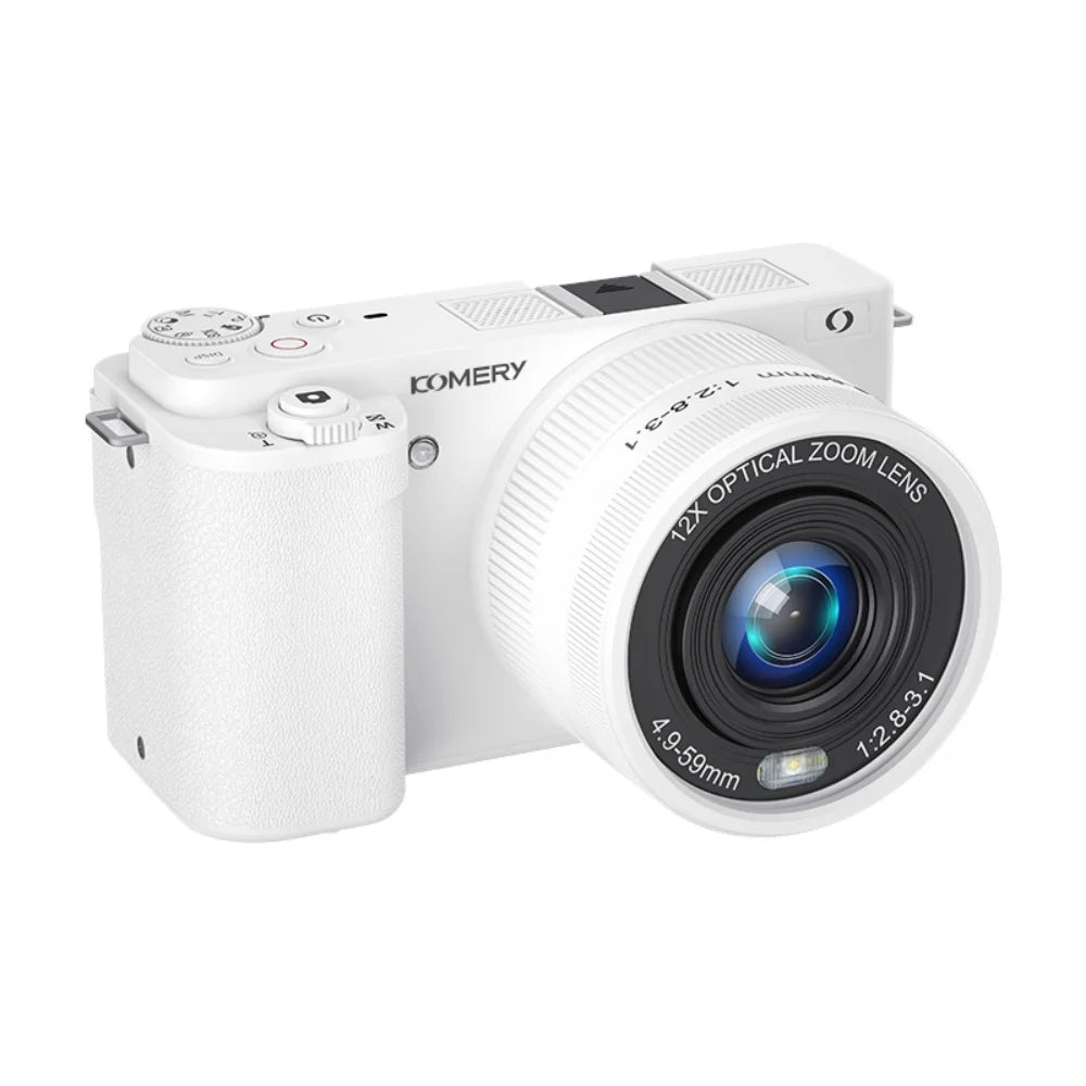 4K Digital Camera 64MP - 12X Optical Zoom Vlogging Camera with Flip Screen & Livestream