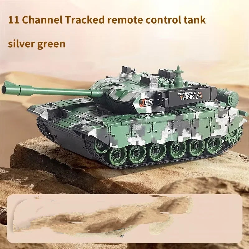 33CM RC Battle Tank - Remote Control War Tank, Crawler Vehicle, Electric Model Toy Gift