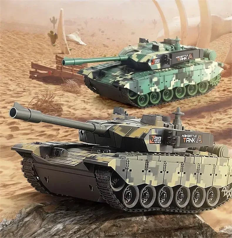 33CM RC Battle Tank - Remote Control War Tank, Crawler Vehicle, Electric Model Toy Gift