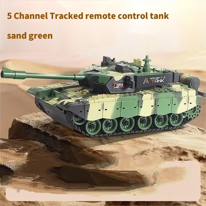 33CM RC Battle Tank - Remote Control War Tank, Crawler Vehicle, Electric Model Toy Gift