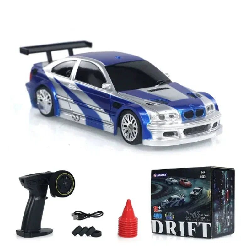 1/43 Scale RC Drift Car - 4WD High Speed Mini Racing Car, 2.4G Remote Control, Boy Toy Gift