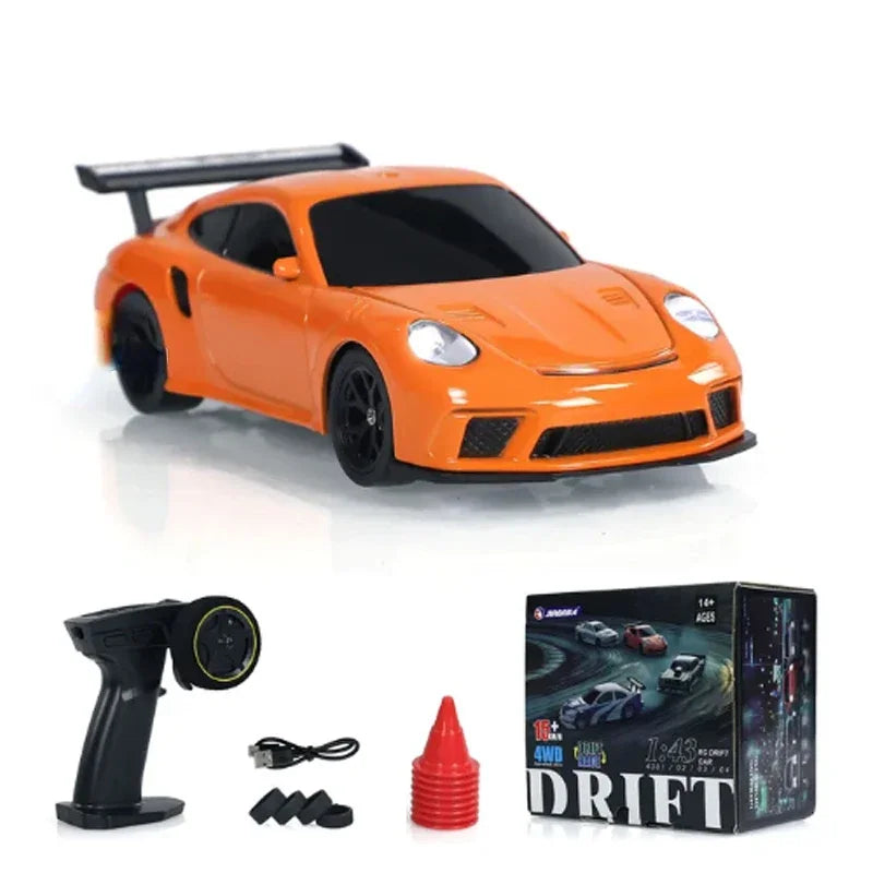 1/43 Scale RC Drift Car - 4WD High Speed Mini Racing Car, 2.4G Remote Control, Boy Toy Gift