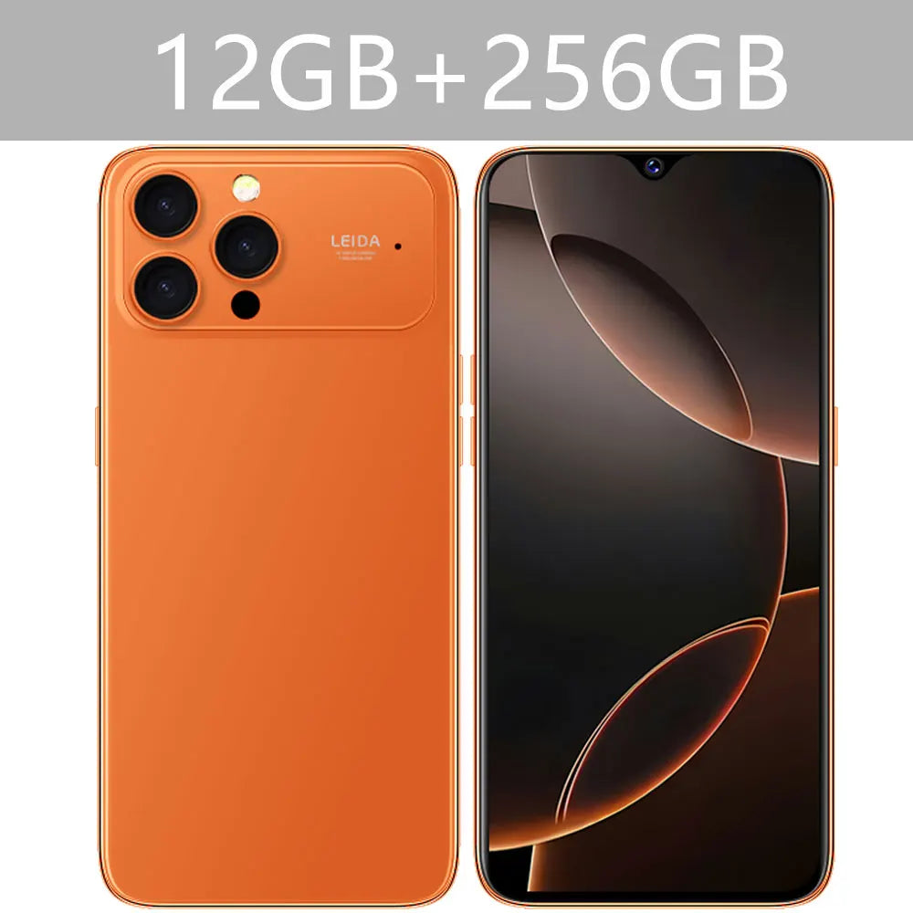 2026 HOT NEW i17 Pro Max 7.0HD Global Edition Original Smart Dual Card 8000mAh Battery Android 15 Facial Recognition Function