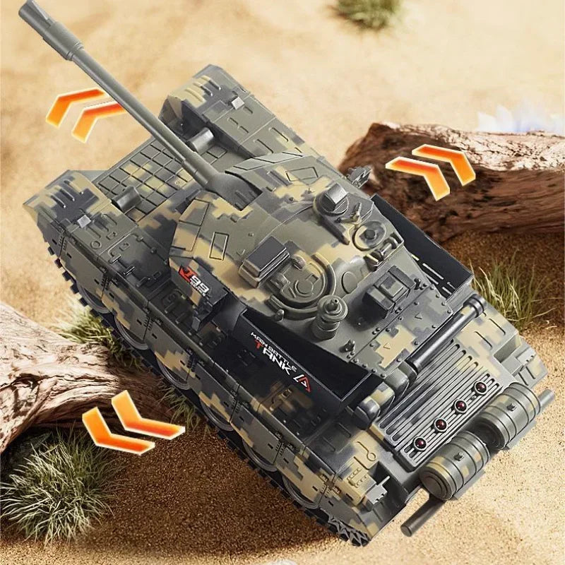 33CM RC Battle Tank - Remote Control War Tank, Crawler Vehicle, Electric Model Toy Gift