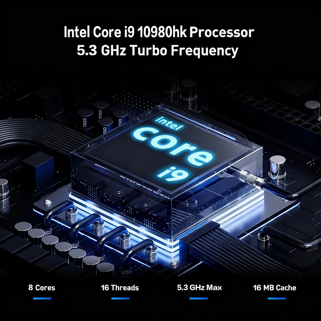 15.6" Gaming Laptop - Intel Core i9-10980HK, 16GB DDR4, 1TB SSD, Windows 11 Pro