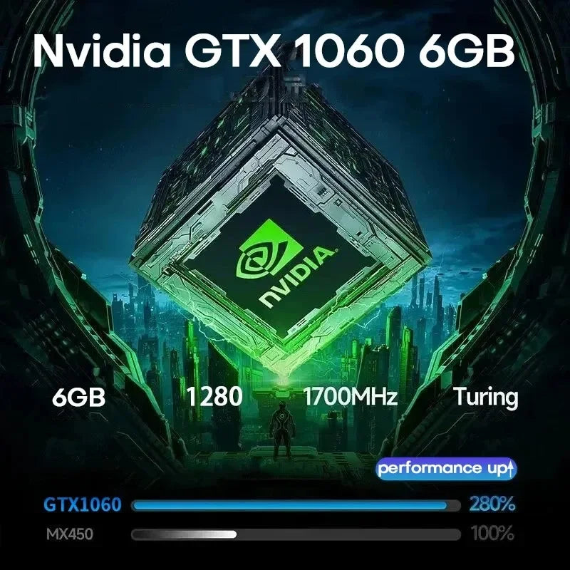 16" Gaming Laptop - Intel Core i7-6700HQ, GTX 1060 6GB, 16GB RAM, 1TB SSD, Windows 11 Pro