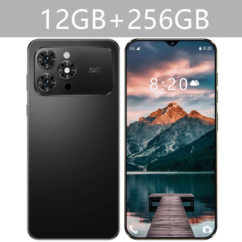 2026 HOT NEW i17 Pro Max 7.0HD Global Edition Original Smart Dual Card 8000mAh Battery Android 15 Facial Recognition Function